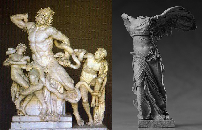 静から動へ モデルのポージングにも使える 古代ギリシャの彫刻アート Rootbox